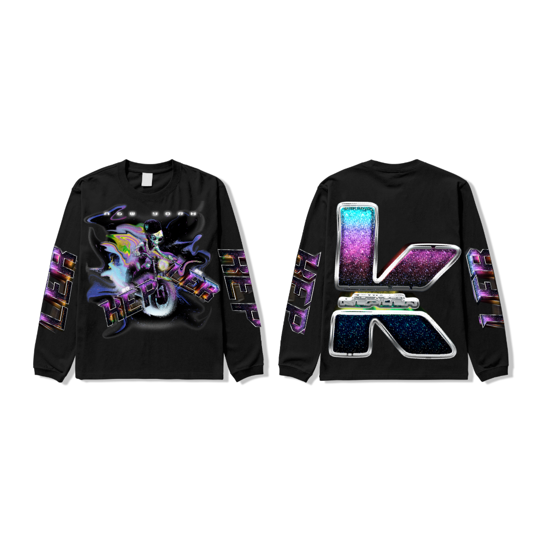 “Alien Harley” Long Sleeve