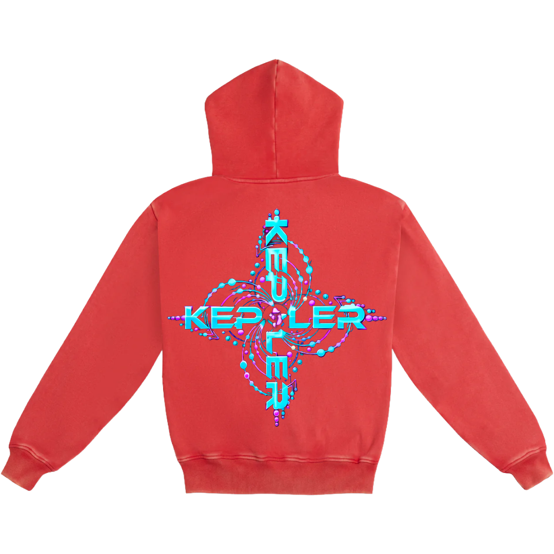 “Thermal Map” Zip Up