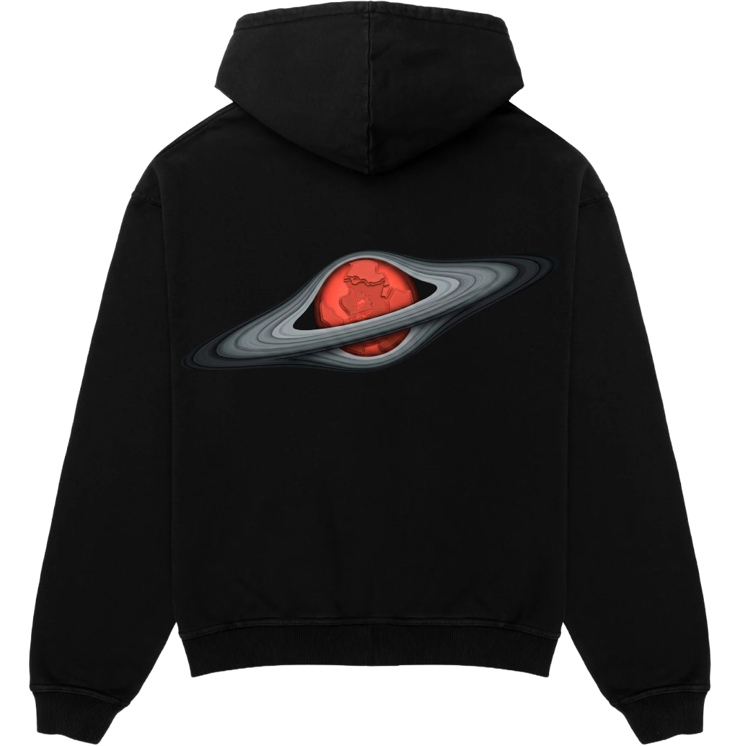 “Saturn’s Rings” Zip Up